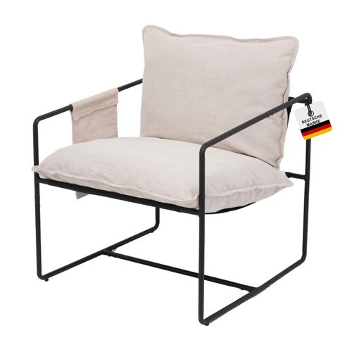 4250263743510 - Albatros Designer Vintage Sessel Breston hochwertiger Stoff Bezug in Beige sehr bequem Relaxsessel Loungesessel für Wohnzimmer Schlafzimmer oder als Fernsehsessel 4250263743510 - Albatros Designer Vintage Sessel Breston hochwertiger Stoff Bezug in Beige sehr bequem Relaxsessel Loungesessel für Wohnzimmer Schlafzimmer oder als Fernsehsessel