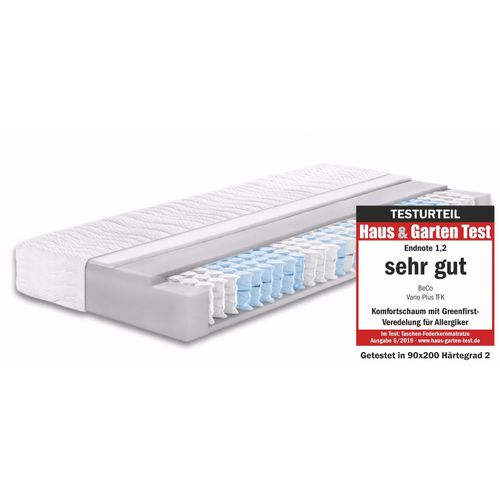 4019793438163 - BeCo Matratzen GmbH & CoKGFederkernmatratze BeCo Vario Lux Greenfirst 22 cm Komforthöhe Made in Germany Testurteil SEHR GUT (12)*90 x 200 cm