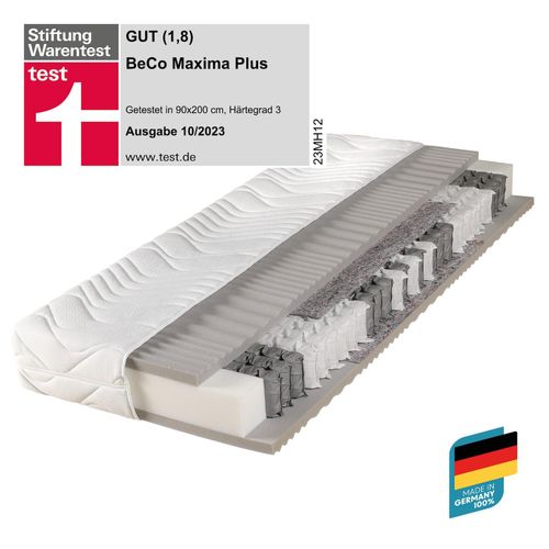4019793498402 - BeCo Matratzen GmbH & CoKGFederkernmatratze Maxima Plus Beco 22 cm hoch von Stiftung Warentest mit GUT (18) bewertet90 x 200 cm 4019793498402 - BeCo Matratzen GmbH & CoKGFederkernmatratze Maxima Plus Beco 22 cm hoch von Stiftung Warentest mit GUT (18) bewertet90 x 200 cm
