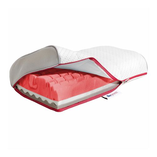 4019793386976 - Nackenstützkissen BESPORTS Fit HS Gel Kopfkissen Gr B H L 33 cm x 115 cm x 63 cm Kunstfaser 1 St weiß Nackenkissen Höhe selbst regulierbar 4019793386976 - Nackenstützkissen BESPORTS Fit HS Gel Kopfkissen Gr B H L 33 cm x 115 cm x 63 cm Kunstfaser 1 St weiß Nackenkissen Höhe selbst regulierbar