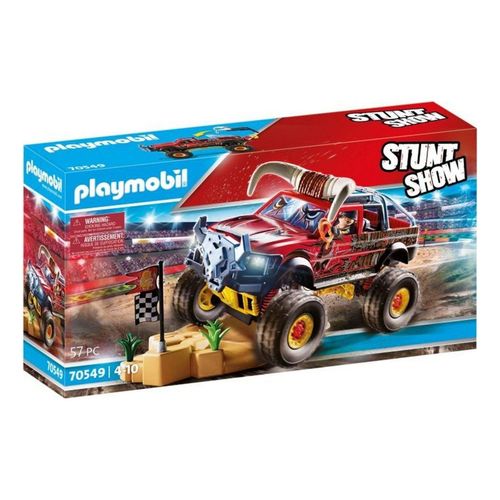 4008789705495 - Playmobil Stuntshow Monster Truck Horned - Monstertruck - Indoor - 4 Jahr(e) - Kunststoff - Mehrfarben (70549)