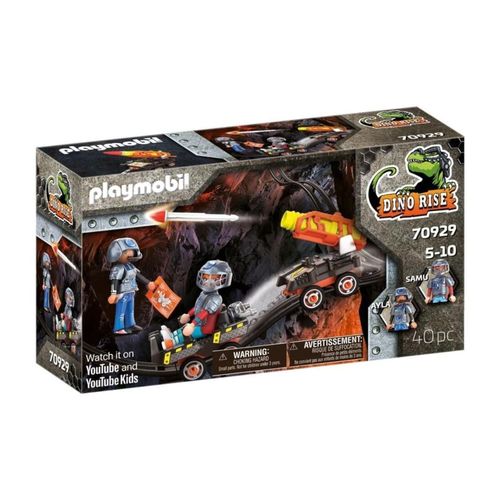 4008789709295 - Playmobil Dinos Dino Mine Raketenkart - Aktion Abenteuer - 5 Jahr(e) - Mehrfarbig (70929)