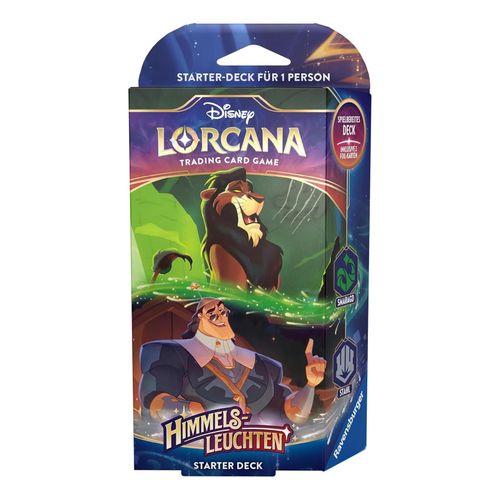 4050368983824 - Disney Lorcana Himmelsleuchten - Starter Deck Smaragd und Stahl