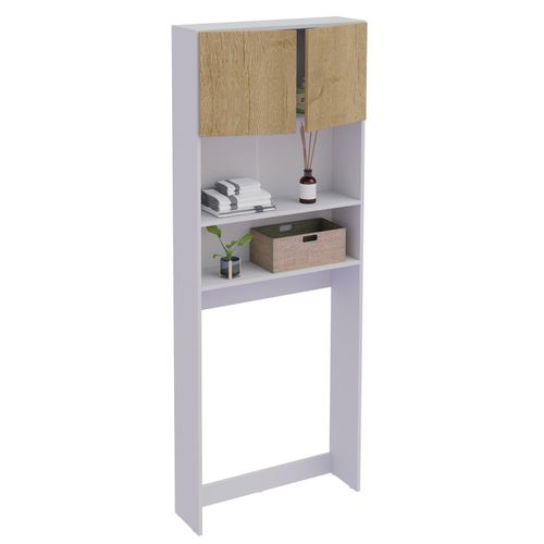 4051814446788 - Waschmaschinenschrank Praktischer Überbauschrank mit viel Stauraum Maße ca B 70 x H 182 x T 21 cm Waschmaschinenregal für Bad und Waschküche Waschmaschinenüberbauschrank- Goralo 4051814446788 - Waschmaschinenschrank Praktischer Überbauschrank mit viel Stauraum Maße ca B 70 x H 182 x T 21 cm Waschmaschinenregal für Bad und Waschküche Waschmaschinenüberbauschrank- Goralo