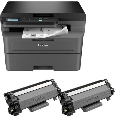 4977766831345 - Monolaser Multifunktionsdrucker DCP-L2627DWXL 3 in 1 USB WLAN Auto-Duplex Mobildruck bis A4 inkl 2 Toner