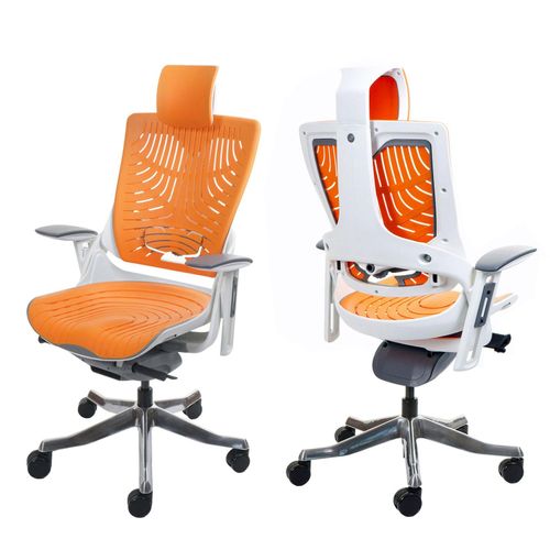 4057651633381 - Bürostuhl MERRYFAIR Wau 2b Schreibtischstuhl Drehstuhl Hartschale ergonomisch ~ orange