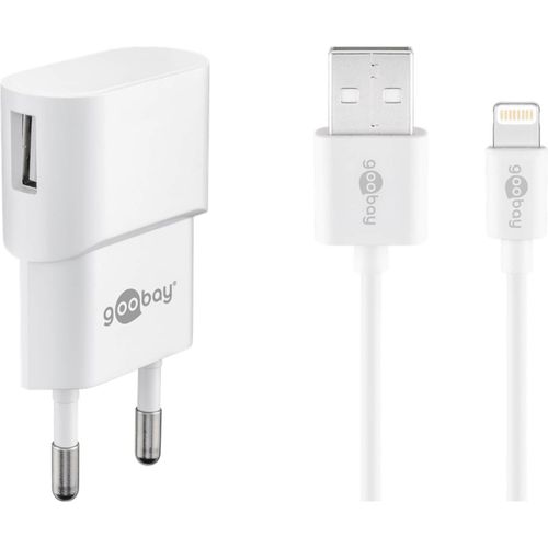 4040849452956 - GOOBAY 45295 - USB-Ladegerät 5 V 1 A Lightning weiß 4040849452956 - GOOBAY 45295 - USB-Ladegerät 5 V 1 A Lightning weiß