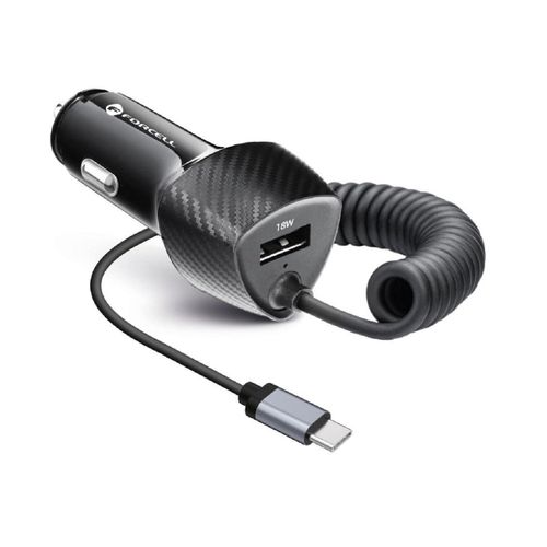 4255763794406 - Carbon USB KFZ-Ladegerät QC 30 18W + Kabel Typ C 30 PD20W 4255763794406 - Carbon USB KFZ-Ladegerät QC 30 18W + Kabel Typ C 30 PD20W