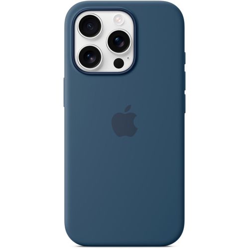 0195949885280 - Silikon Case Handy-Cover für iPhone 16 Pro denim 0195949885280 Apple