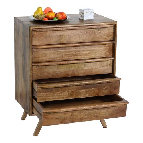 4057651624822 - Highboard MCW-L96 Kommode Sideboard Schrank Schubladen Massiv-Holz Mango 81x65x43cm MVG-zertifiziert