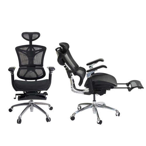 4057651627274 - Bürostuhl MCW-J93b Schreibtischstuhl Drehstuhl ergonomisch Lordosenstütze Fußstütze 3D-verstellbare Armlehnen schwarz 4057651627274 - Bürostuhl MCW-J93b Schreibtischstuhl Drehstuhl ergonomisch Lordosenstütze Fußstütze 3D-verstellbare Armlehnen schwarz