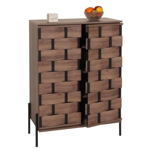 4057651619217 - Kommode MCW-M44 Schrank Sideboard Anrichte 3D-Flecht-Design Push-to-open Türen 106x75x40cm braun 4057651619217 - Kommode MCW-M44 Schrank Sideboard Anrichte 3D-Flecht-Design Push-to-open Türen 106x75x40cm braun