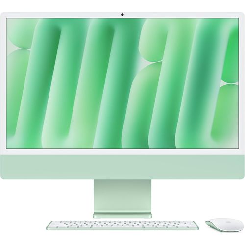 0195949596735 - 24-inch iMac with Retina 45K display M4 chip with 10-core CPU and 10-core GPU 16GB 512GB SSD - Green