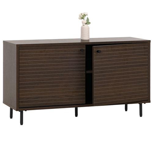 4057651895642 - Garderobenkommode MCW-N78 Kommode Schrank skandinavischer Stil Metall Holz Melamin MVG 53x94x35cm ~ dunkelbraun 4057651895642 - Garderobenkommode MCW-N78 Kommode Schrank skandinavischer Stil Metall Holz Melamin MVG 53x94x35cm ~ dunkelbraun