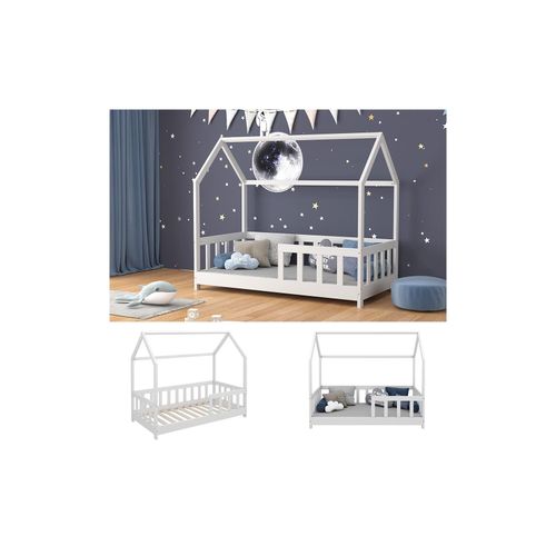 4066731278022 - Livinity Kinderbett Bettenhaus Einzelbett Michelle Weiß 140 x 70 cm modern Kinderzimmer Bett Lattenrost Rausfallschutz 4066731278022 - Livinity Kinderbett Bettenhaus Einzelbett Michelle Weiß 140 x 70 cm modern Kinderzimmer Bett Lattenrost Rausfallschutz