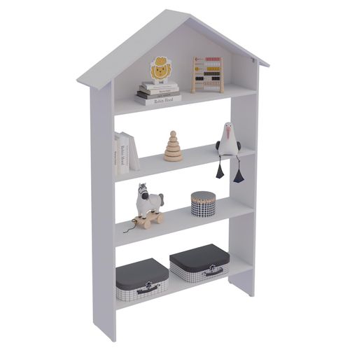 4051814446689 - Holzregal stehend platzsparendes Kinder Regal Maße H 160 x B 103 x T 23 cm Aufbewahrungsregal Bücherregal Standregal - Malusa
