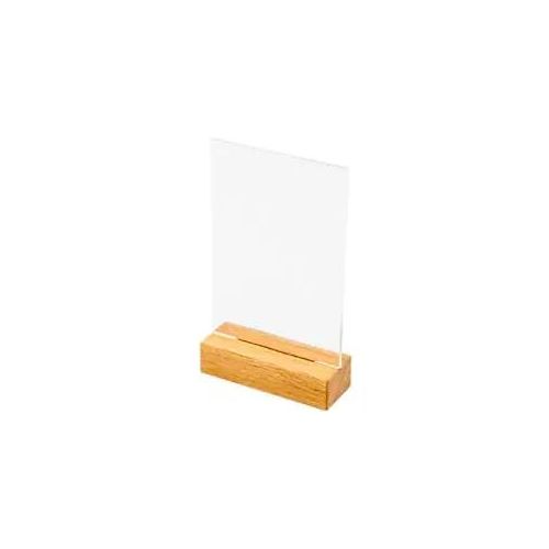 8596052180002 - SHOWDOWN Tischaufsteller DIN A6 T-Form 105 (B) x 4 (T) x 177 (H) cm Schwarz