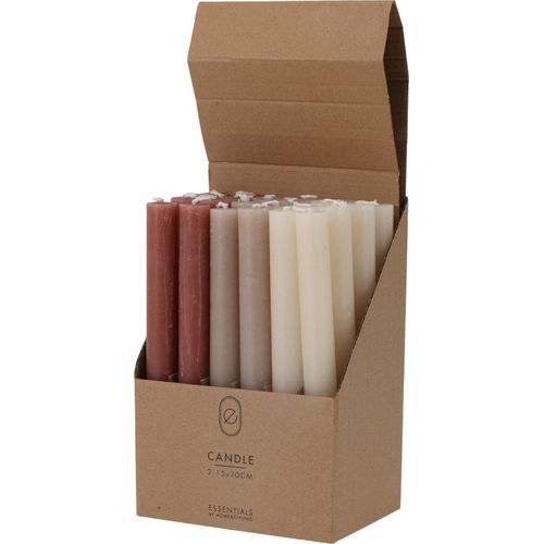 8721037400305 - Stabkerze sand weiß braun