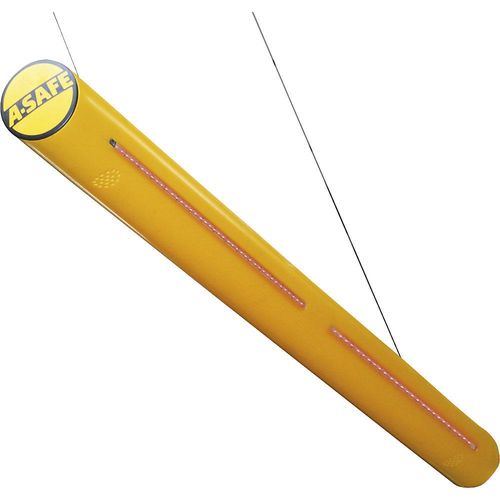 5056116745828 - A-SAFE Alarmleiste LxØ 2000 x 130 mm Polypropylen (PP) gelb 5056116745828 - A-SAFE Alarmleiste LxØ 2000 x 130 mm Polypropylen (PP) gelb