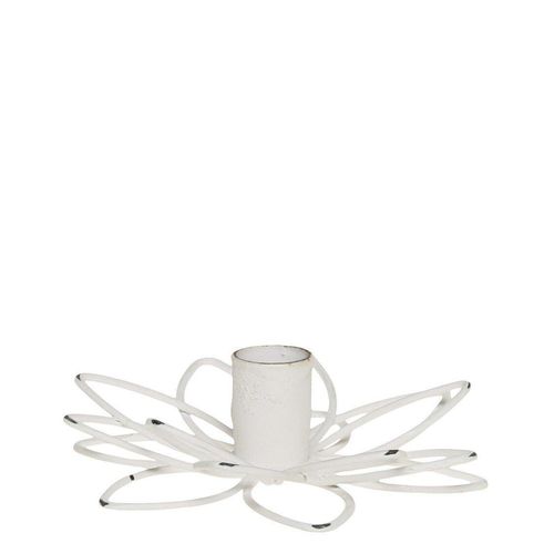 5712750361663 - Chic Antique Kerzenständer in Blumenform Höhe 3 cm x ∅9 cm für dünne Kerzen 5712750361663 - Chic Antique Kerzenständer in Blumenform Höhe 3 cm x ∅9 cm für dünne Kerzen