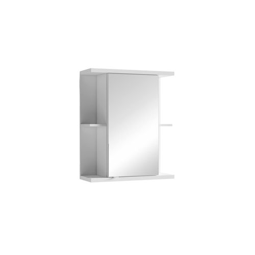 4251942207941 - Byliving - Badezimmer Spiegelschrank nebraska mit Spiegeltür Moderner 1-türiger Spiegel Hängeschrank in matt weiß Mit viel Stauraum b 60 h 4251942207941 - Byliving - Badezimmer Spiegelschrank nebraska mit Spiegeltür Moderner 1-türiger Spiegel Hängeschrank in matt weiß Mit viel Stauraum b 60 h