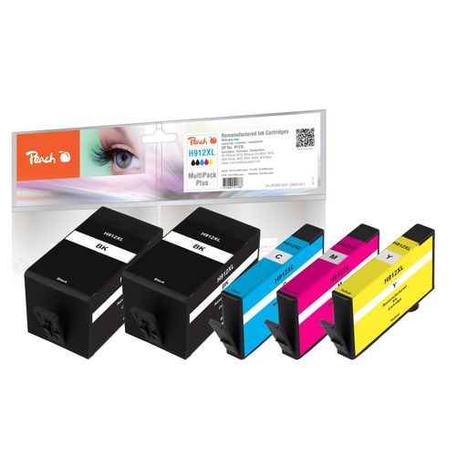 7640460541786 - HP 912 XL 5 Druckerpatronen XL (2*bk c m y) ersetzt HP No 912XL 3YP34AE für zB HP OfficeJet Pro 8022 e HP OfficeJet Pro 8020 (wiederaufbereitet) 7640460541786 - HP 912 XL 5 Druckerpatronen XL (2*bk c m y) ersetzt HP No 912XL 3YP34AE für zB HP OfficeJet Pro 8022 e HP OfficeJet Pro 8020 (wiederaufbereitet)