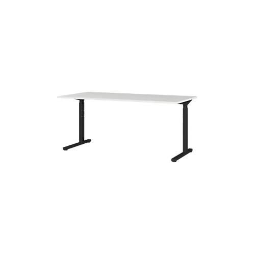 4005949425309 - Schreibtisch 4253-581 manuell höhenverstellbar 70-80cm (H) 180x80cm (BxT) rechteckig lichtgrau schwarz 4005949425309 GERM 4005949425309 - Schreibtisch 4253-581 manuell höhenverstellbar 70-80cm (H) 180x80cm (BxT) rechteckig lichtgrau schwarz 4005949425309 GERM