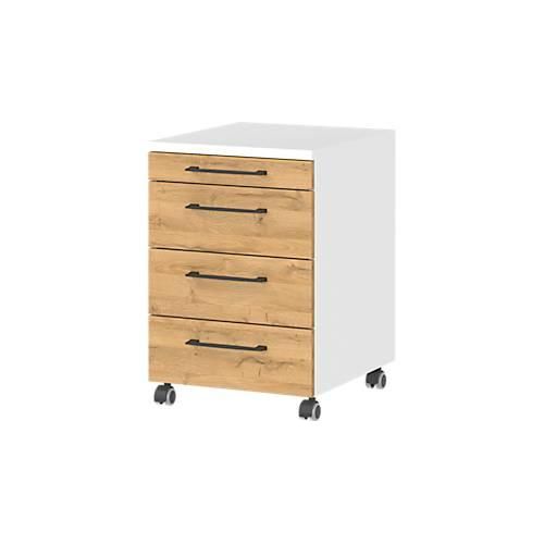 4005949425156 - Profi 30 Profi 30 Rollcontainer weiß grandson-eiche 4 Auszüge 420 x 490 x 610 cm 4005949425156 GERMANIA 4005949425156 - Profi 30 Profi 30 Rollcontainer weiß grandson-eiche 4 Auszüge 420 x 490 x 610 cm 4005949425156 GERMANIA