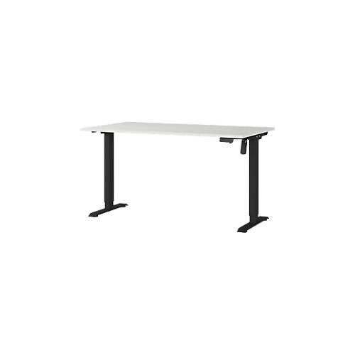 4005949802322 - Sitz-Steh-Schreibtisch Profi 30 8023-581 elektrisch höhenverstellbar 140x80cm (BxT) rechteckig lichtgrau Schwarz 4005949 4005949802322 - Sitz-Steh-Schreibtisch Profi 30 8023-581 elektrisch höhenverstellbar 140x80cm (BxT) rechteckig lichtgrau Schwarz 4005949