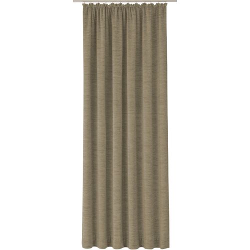 4004567393656 - Vorhang WIRTH Trondheim B grau (taupe) Gardinen 275cm Kräuselband 132cm Polyacryl nach Maß B132cm H275cm