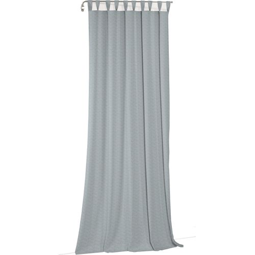 4004567440923 - Vorhang WIRTH Torbole blau Gardinen 295cm Schlaufen 132cm Baumwolle Polyester nach Maß B132cm H295cm 4004567440923 - Vorhang WIRTH Torbole blau Gardinen 295cm Schlaufen 132cm Baumwolle Polyester nach Maß B132cm H295cm