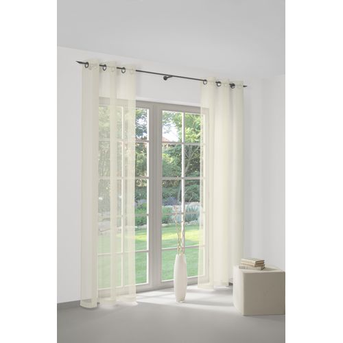 4004567366315 - Gardine WIRTH Manuela Gardinen Gr 145 cm Ösen 750 cm beige (champagner) Ösen Fertig-Store mit Metallösen nach Maß 4004567366315 - Gardine WIRTH Manuela Gardinen Gr 145 cm Ösen 750 cm beige (champagner) Ösen Fertig-Store mit Metallösen nach Maß