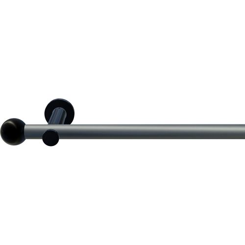 4042627427620 - Gardinenstange INDEKO Colombes Gardinenstangen Gr L 330 cm Ø 20 mm 1 läufig 1 läufig silberfarben (silber schwarz) Gardinenstangen nach Maß Komplett-Set inkl Montagematerial 4042627427620 - Gardinenstange INDEKO Colombes Gardinenstangen Gr L 330 cm Ø 20 mm 1 läufig 1 läufig silberfarben (silber schwarz) Gardinenstangen nach Maß Komplett-Set inkl Montagematerial