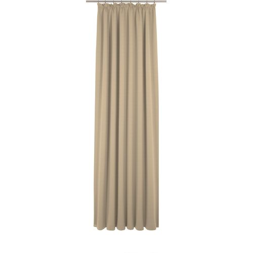 4004567466145 - Vorhang WIRTH Uni Collection light beige Gardinen 405cm Kräuselband 142cm Baumwolle (Bio-Baumwolle) nach Maß B142cm H405cm