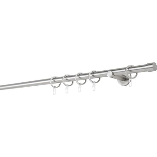 4066866100199 - Gardinenstange MYDECO 20mm Cap Wandträger 65 cm Gardinenstangen Gr L 290 cm 1 läufig silberfarben (edelstahlfarben) Gardinenstangen Wandmontage 4066866100199 - Gardinenstange MYDECO 20mm Cap Wandträger 65 cm Gardinenstangen Gr L 290 cm 1 läufig silberfarben (edelstahlfarben) Gardinenstangen Wandmontage