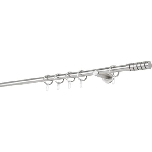 4066866109574 - Gardinenstange MYDECO 20mm Rillcube Wandträger 65 cm Gardinenstangen Gr L 370 cm 1 läufig silberfarben (edelstahlfarben) Gardinenstangen Wandmontage 4066866109574 - Gardinenstange MYDECO 20mm Rillcube Wandträger 65 cm Gardinenstangen Gr L 370 cm 1 läufig silberfarben (edelstahlfarben) Gardinenstangen Wandmontage