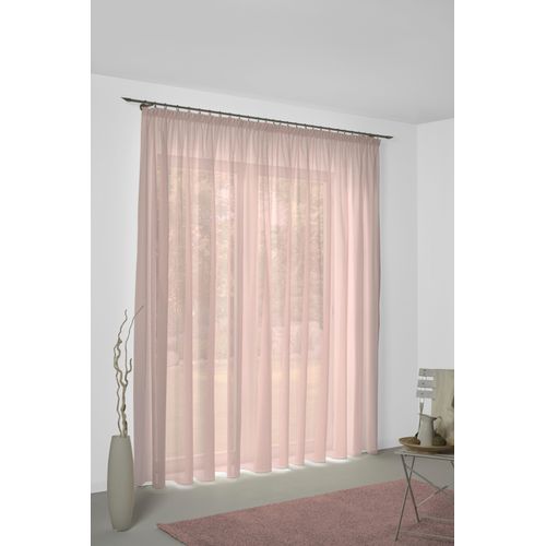 4004567433734 - Vorhang WIRTH Sunday rosa Gardinen 395cm Kräuselband 142cm Baumwolle Polyester nach Maß B142cm H395cm 4004567433734 - Vorhang WIRTH Sunday rosa Gardinen 395cm Kräuselband 142cm Baumwolle Polyester nach Maß B142cm H395cm