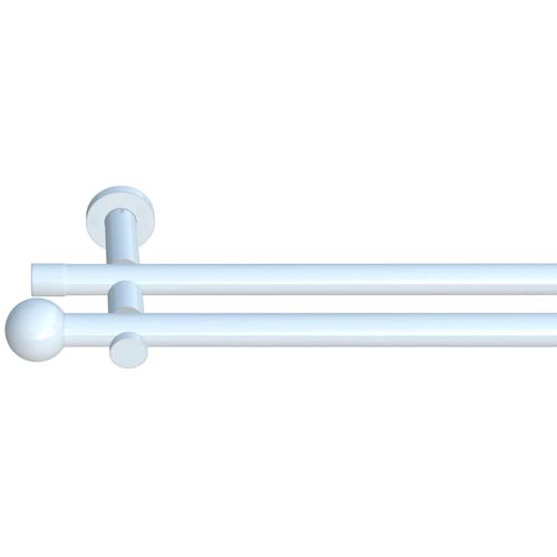 4042627430880 - Gardinenstange INDEKO Colombes Gardinenstangen Gr L 350 cm Ø 20 mm 2 läufig 2 läufig weiß Gardinenstangen nach Maß Komplett-Set inkl Montagematerial 4042627430880 - Gardinenstange INDEKO Colombes Gardinenstangen Gr L 350 cm Ø 20 mm 2 läufig 2 läufig weiß Gardinenstangen nach Maß Komplett-Set inkl Montagematerial
