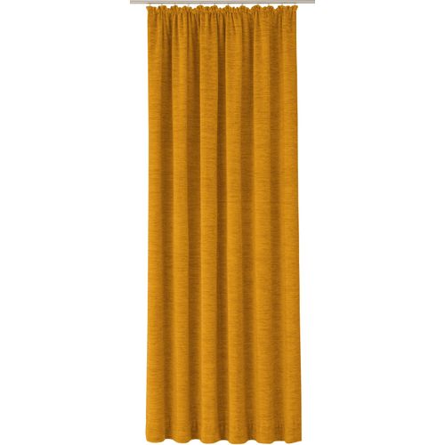 4004567384005 - Vorhang WIRTH Trondheim B Gardinen Gr 345 cm Kräuselband 132 cm goldfarben (altgoldfarben) Kräuselband nach Maß