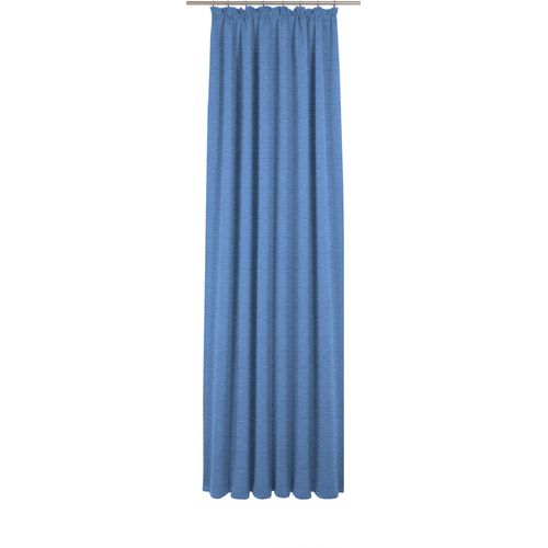 4004567391454 - Vorhang WIRTH Trondheim B Gardinen Gr 235 cm Kräuselband 132 cm blau (royalblau) Kräuselband nach Maß