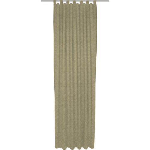 4004567377304 - Vorhang WIRTH Trondheim B gelb (ocker) Gardinen 395cm Schlaufen 132cm Polyacryl nach Maß B132cm H395cm