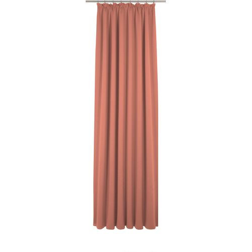 4004567472566 - Vorhang WIRTH Uni Collection light orange Gardinen 345cm Kräuselband 142cm Baumwolle (Bio-Baumwolle) nach Maß B142cm H345cm 4004567472566 - Vorhang WIRTH Uni Collection light orange Gardinen 345cm Kräuselband 142cm Baumwolle (Bio-Baumwolle) nach Maß B142cm H345cm