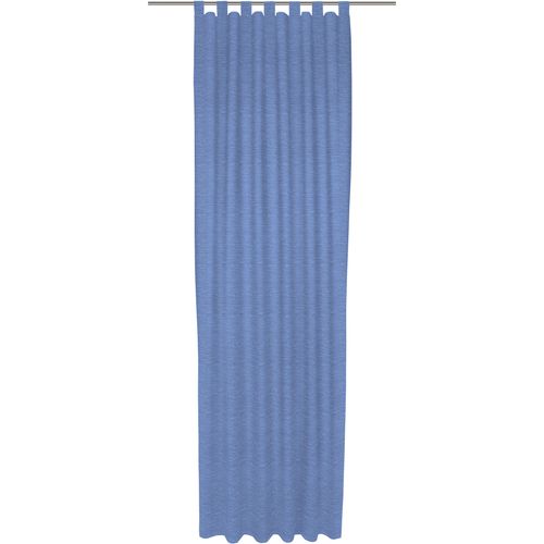 4004567392406 - Vorhang WIRTH Trondheim B blau (royalblau) Gardinen 375cm Schlaufen 132cm Polyacryl nach Maß B132cm H375cm