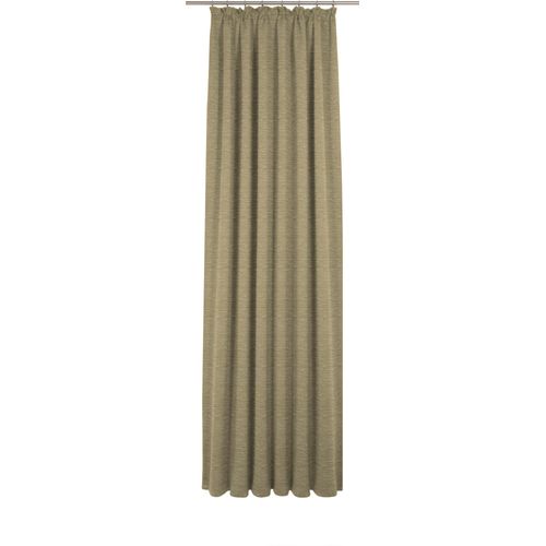 4004567376321 - Vorhang WIRTH Trondheim B Gardinen Gr 225 cm Kräuselband 132 cm gelb (ocker) Kräuselband nach Maß