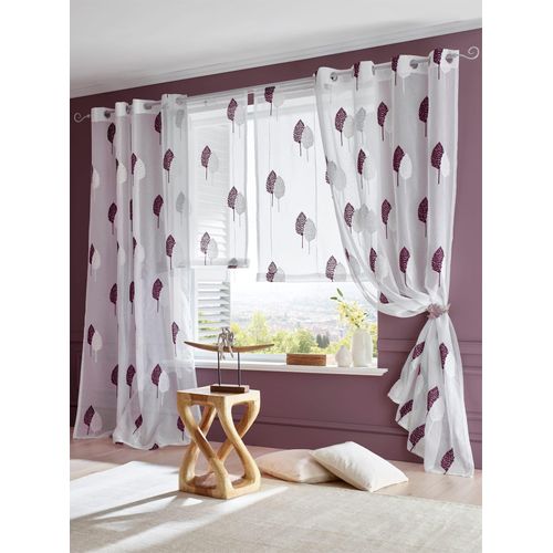 6941446667010 - Gardine HEINE HOME Gardinen Gr 225 cm Multifunktionsband 140 cm lila (beere) Halbtransparente Gardinen 6941446667010 - Gardine HEINE HOME Gardinen Gr 225 cm Multifunktionsband 140 cm lila (beere) Halbtransparente Gardinen