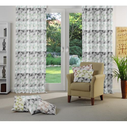 4004567397739 - Vorhang WIRTH Berlare grün (mint) Gardinen 305cm Schlaufen 132cm Baumwolle Polyester nach Maß B132cm H305cm 4004567397739 - Vorhang WIRTH Berlare grün (mint) Gardinen 305cm Schlaufen 132cm Baumwolle Polyester nach Maß B132cm H305cm
