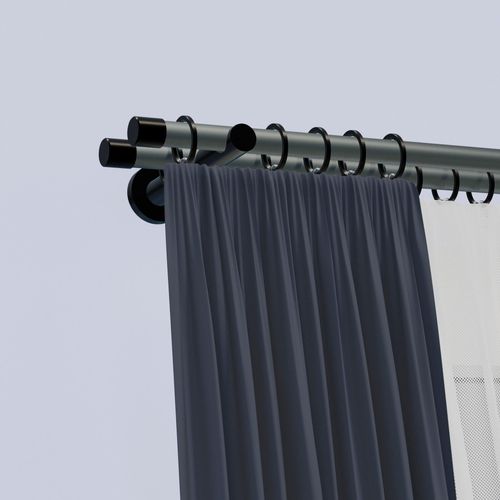 4042627427347 - Gardinenstange INDEKO Linz Gardinenstangen Gr L 410 cm Ø 20 mm 2 läufig 2 läufig silberfarben (silber schwarz) Kinder Gardinenstangen für Komplett-Set inkl Montagematerial 4042627427347 - Gardinenstange INDEKO Linz Gardinenstangen Gr L 410 cm Ø 20 mm 2 läufig 2 läufig silberfarben (silber schwarz) Kinder Gardinenstangen für Komplett-Set inkl Montagematerial