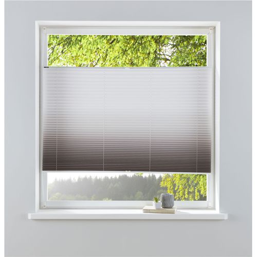6952540698190 - Plissee MY HOME Ombré Plissees Gr 130 cm zweiseitig verschiebbar 70 cm grau (taupe) Fixmaß Farbverlauf Klemmträger 6952540698190 - Plissee MY HOME Ombré Plissees Gr 130 cm zweiseitig verschiebbar 70 cm grau (taupe) Fixmaß Farbverlauf Klemmträger