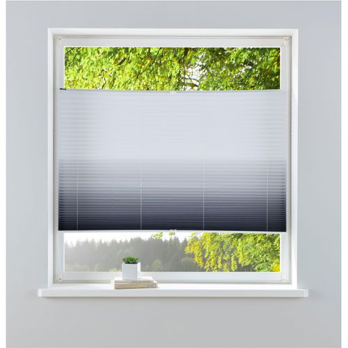 6952540698022 - Plissee MY HOME Ombré Gr 5 silber (silberfarben) B80cm H130cm Obermaterial 100% Polyester Plissees Fixmaß Farbverlauf Klemmträger 6952540698022 - Plissee MY HOME Ombré Gr 5 silber (silberfarben) B80cm H130cm Obermaterial 100% Polyester Plissees Fixmaß Farbverlauf Klemmträger