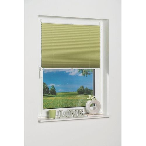 4260130364991 - Plissee K-HOME Klemmfix Pisa Gr 1 grün B40cm H130cm Obermaterial 100% Polyester Plissees
